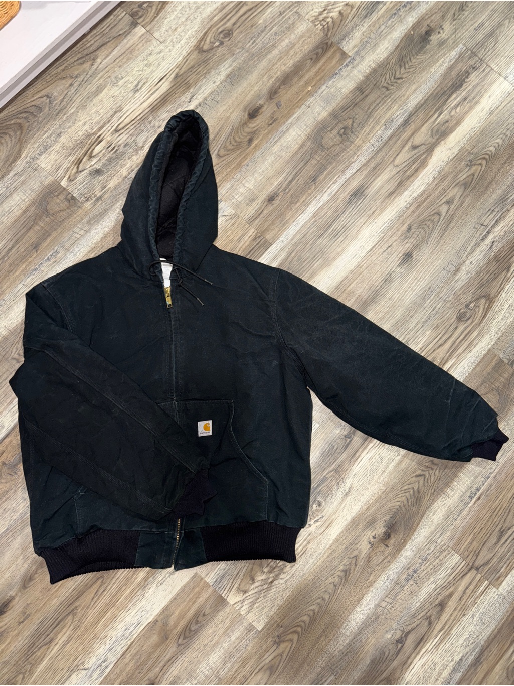 Men’s Black Carhartt Vintage Firm Duck Jacket